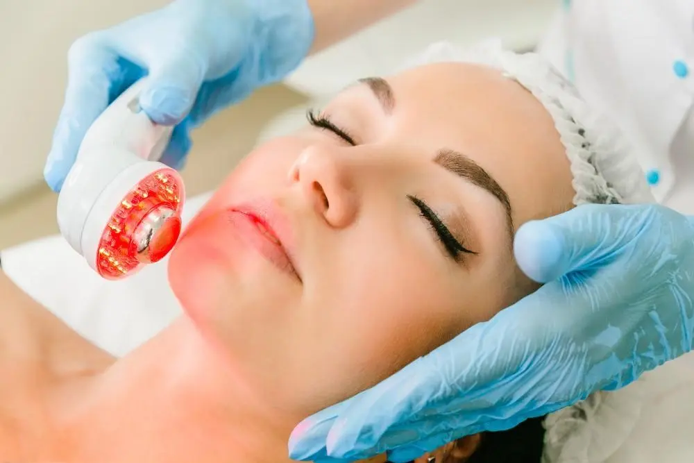 woman having non-surgical Morph8 treatment Redditch