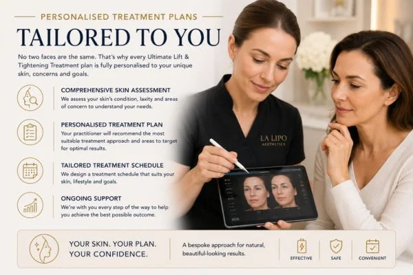 book a consultation about your ultimate lift and tighten treatment Redditch