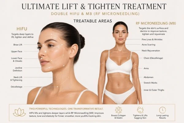Areas of the body that can be treated - ultimate skin tighten treatment Redditch